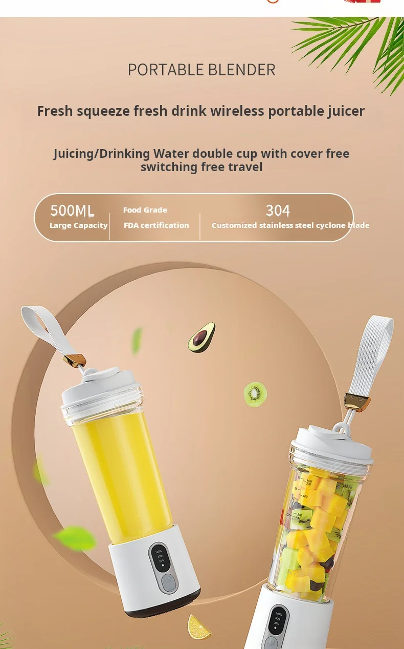 300W-500ML-Multifunctional-Blender-Cup-USB-Rechargeable-Mini-Juicer-Portable-Juicer-Household-Small--2026226
